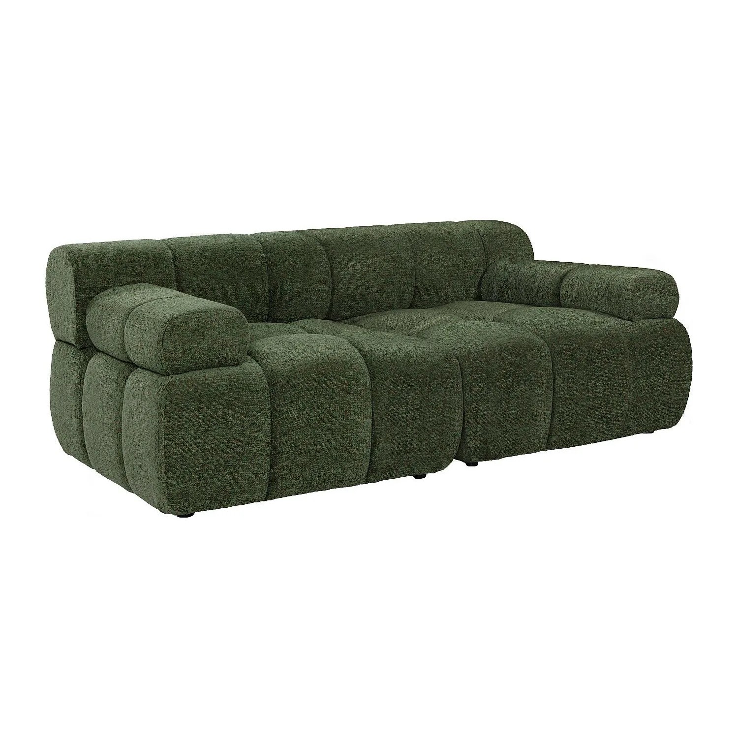 Vente-unique Modulierbares Sofa Facivil Grün 188 cm