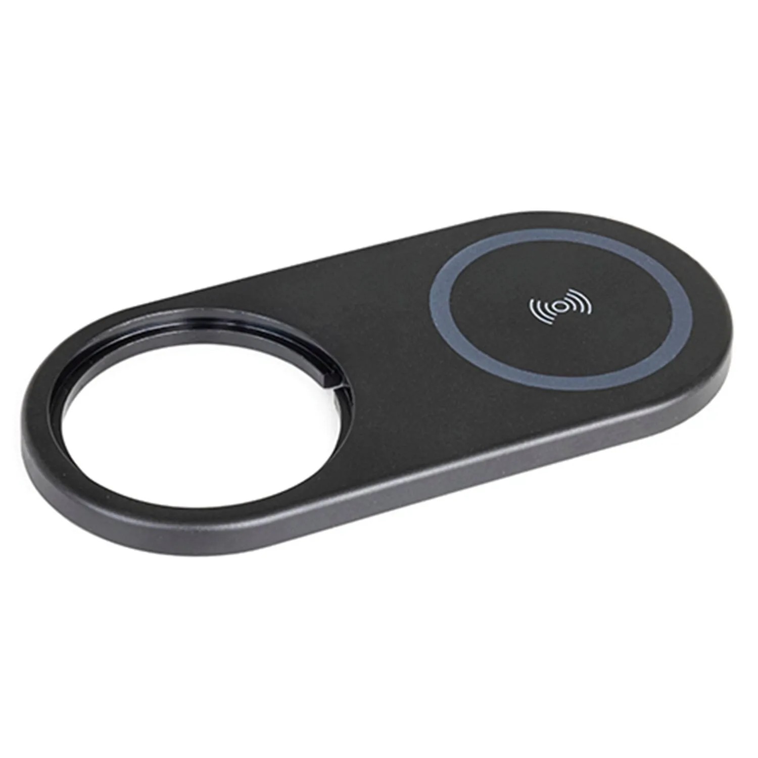 Evoline One Disq Wireless Charger mit Aufnahme für One Einbausteckdose  Schwarz