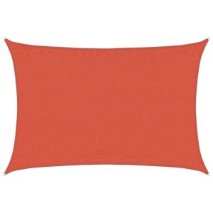 vidaXL Sonnensegel 160 g/m² Rechteckig Terrakottarot 3,5x5 m HDPE 311352