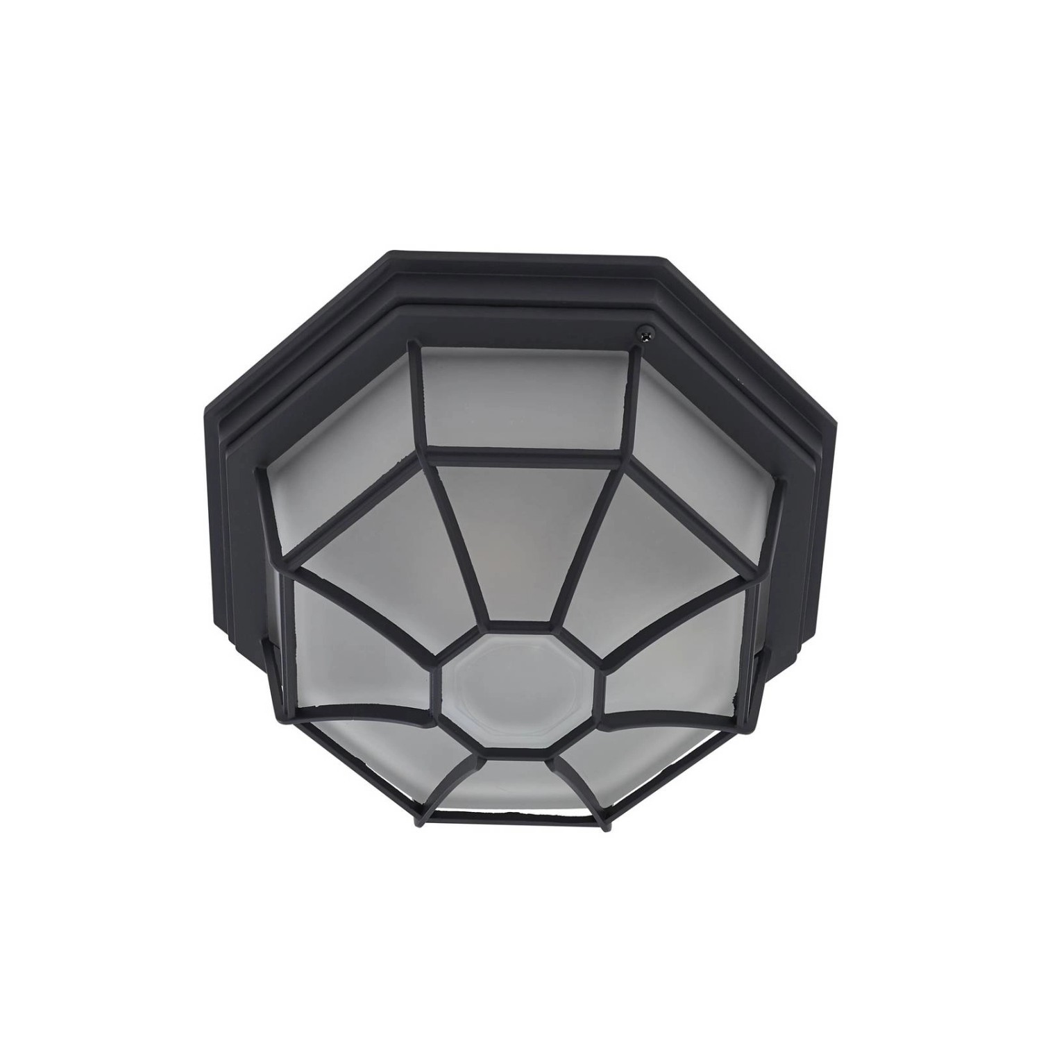 Lindby Deckenlampe Idril 10034018 Spritzwassergeschützt Modern in Schwarz aus Aluminium 1-flammig E27