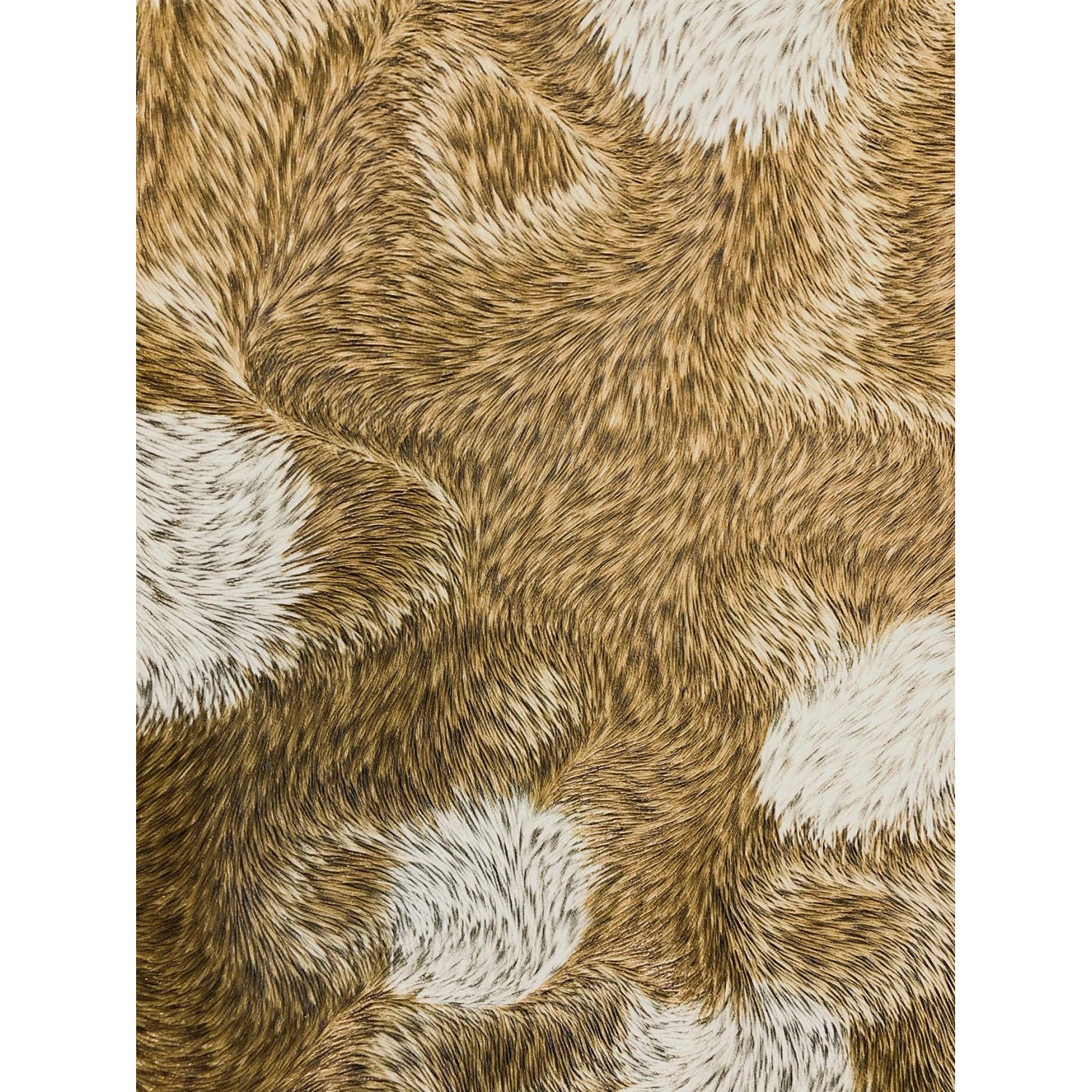 PROFHOME 822305 Exklusive Luxus Tapete Felloptik Bronze Creme-Weiß khaki-Gr günstig online kaufen