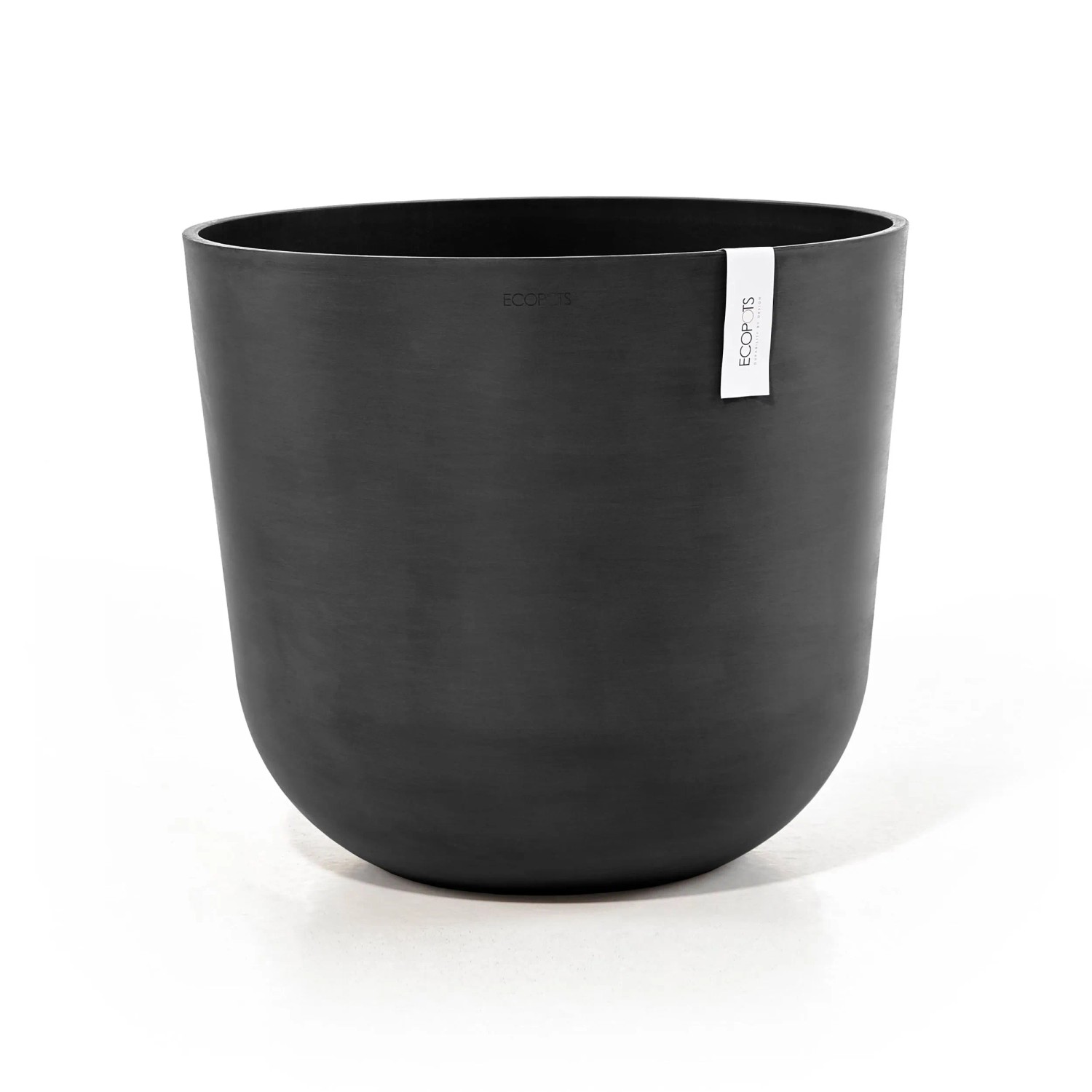 Ecopots Pflanztopf Oslo Dunkelgrau 55 cm x 47,9 cm günstig online kaufen