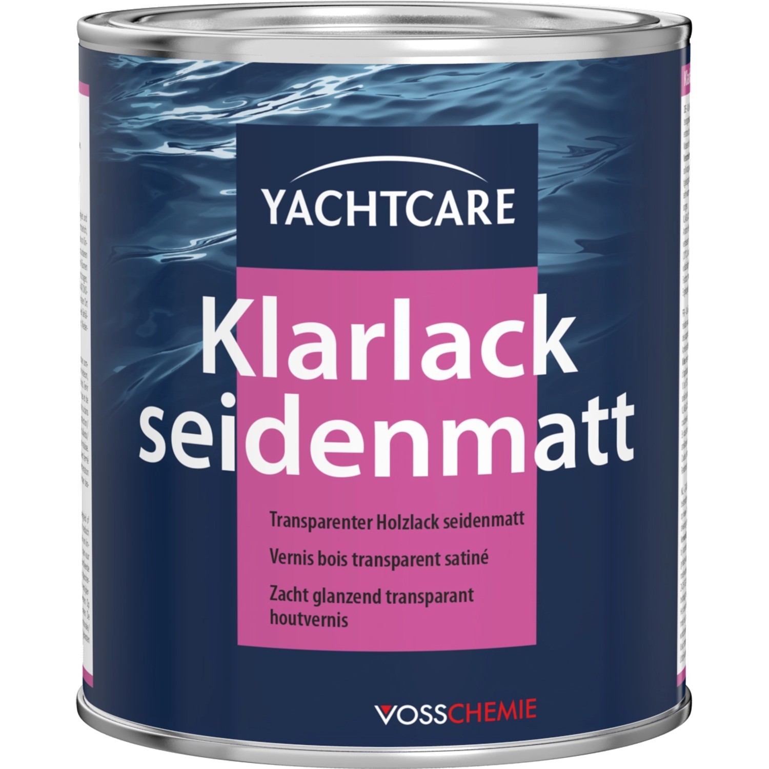 YachtCare Klarlack Transparent Seidenmatt 750 ml