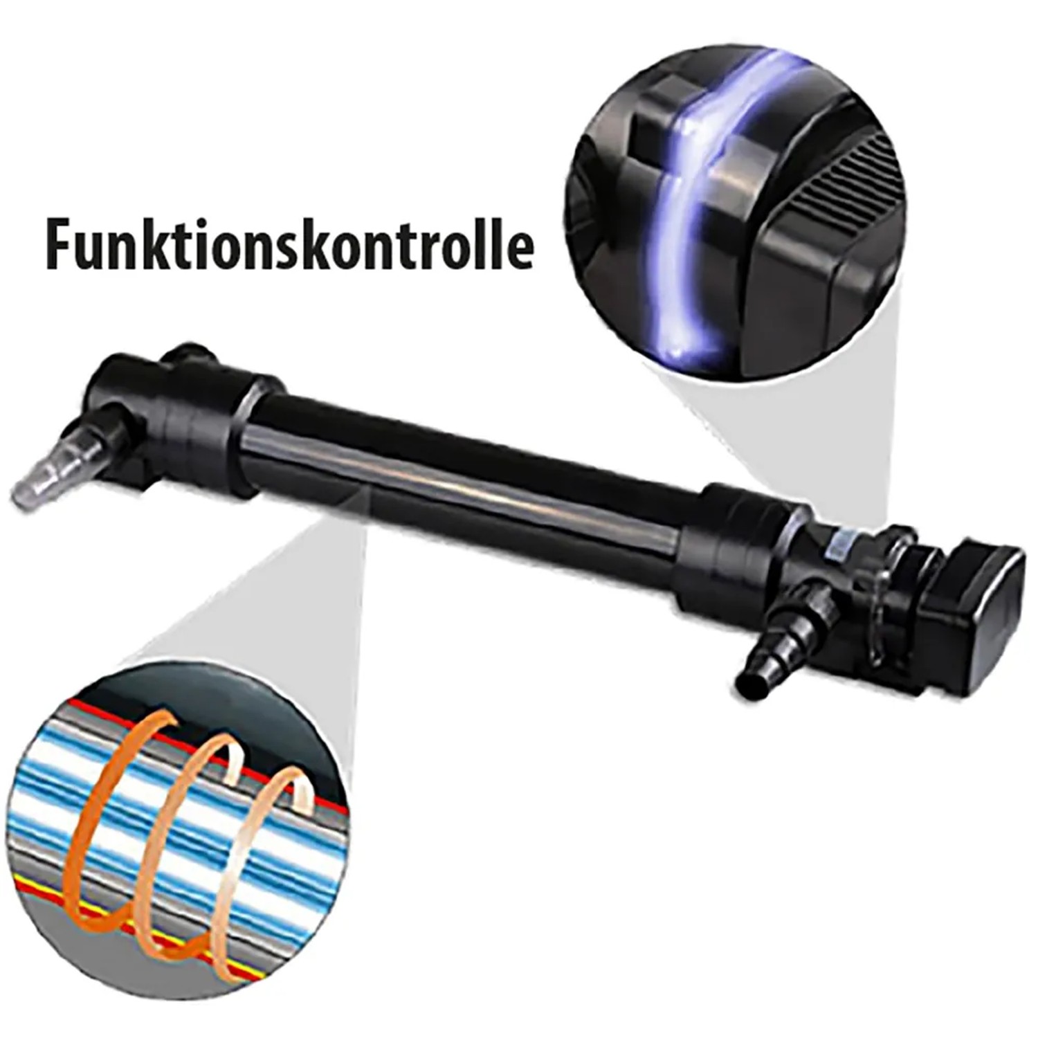 Heissner UVC-Teichklärer 72W zur Algenreduzierung und Entkeimung im Teich.