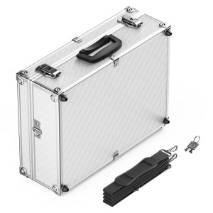 Wiltec Alu Universalkoffer 46X33X152Cm Werkzeugkoffer Schaumstoff Transportbox