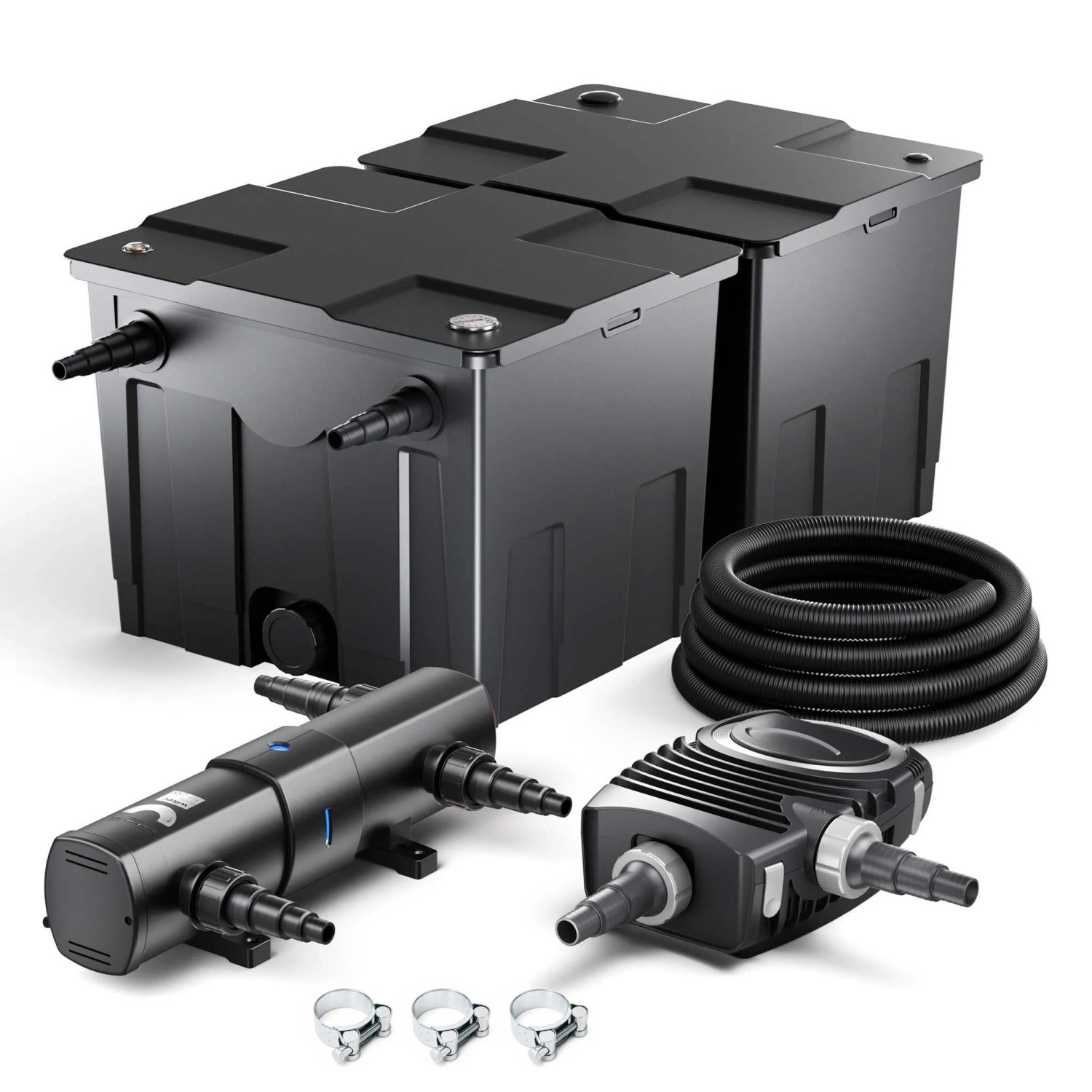 Sunsun Cbf-350B Cuv-236 36W Set Neo8000 Pumpe Schlauch Teichfilterset