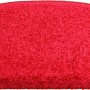 Rote Stufenmatte Firth Twist, 65x24x4 cm, für Treppen, weiche Oberfläche.