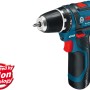Bosch Professional GSR 12V-15 Akku-Bohrschrauber mit Akkus in L-Boxx.