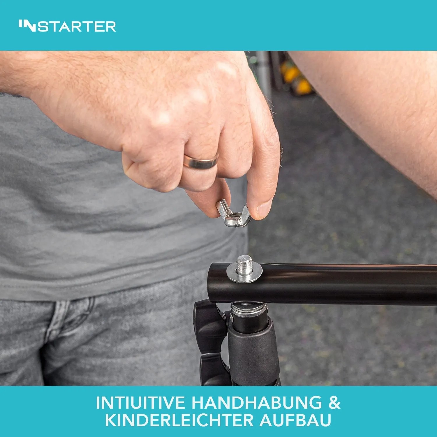 Instarter Hintergrundsystem 155-305Cm Fotohintergrund Fotostudio Green Screen_2