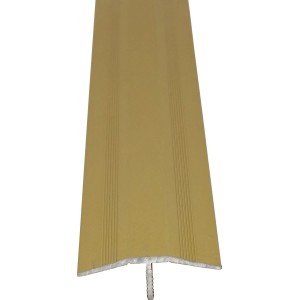 Übergangsprofil aus Messing, 33 mm breit, 1000 mm lang, für Laminat und Parkett.