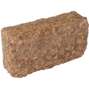 Proflora Kokosziegel, grobe torffreie Blumenerde, 5l Ziegel gepresst aus Kokosfasern.