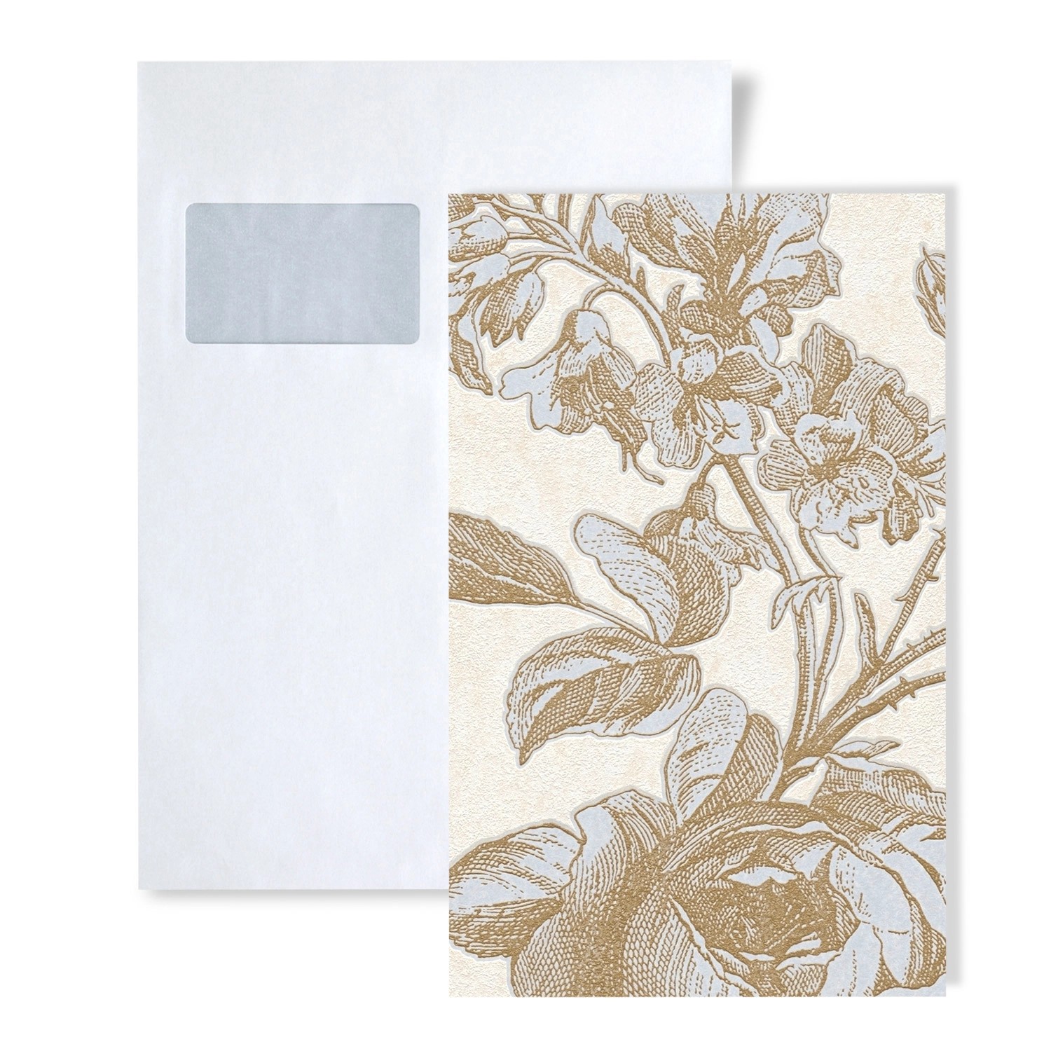 PROFHOME 1 MUSTERSTÜCK S-387003-GU DIN A4 MUSTER der Toile De Jouy Tapete günstig online kaufen
