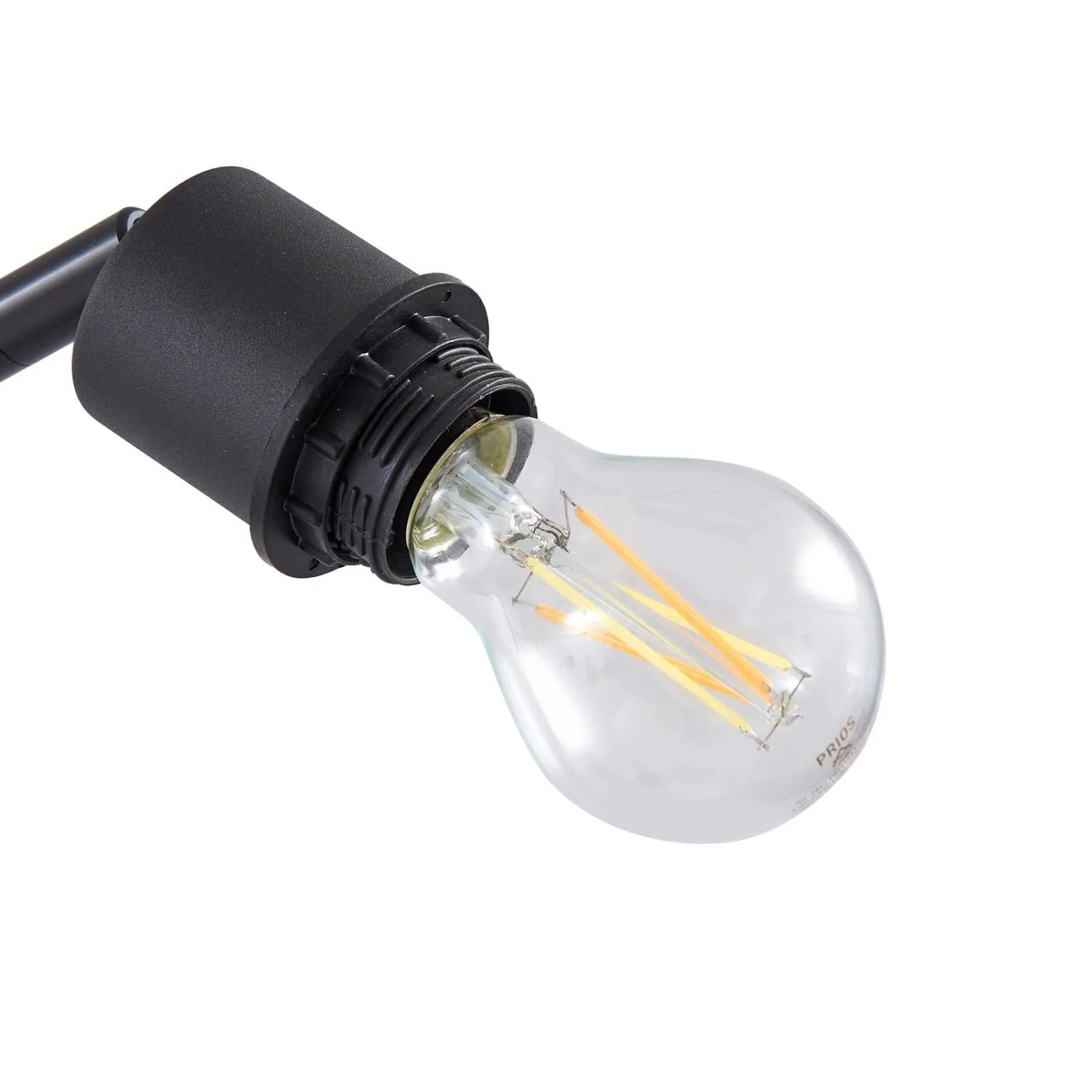 Lindby Stehlampe Bogenleuchte Braccio 10030734 Modern in Schwarz aus Metall 5-flammig E27 Wohnzimmerleuchte_11