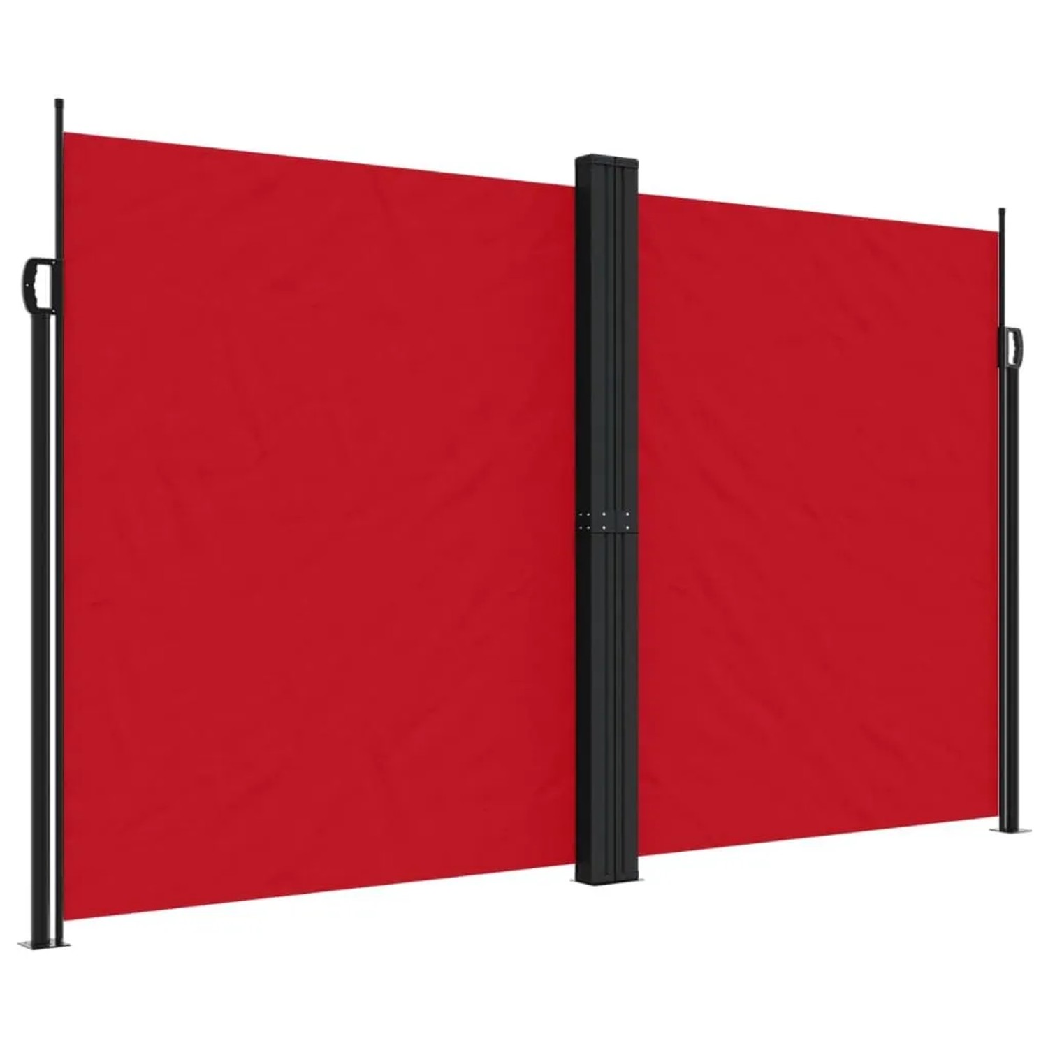 vidaXL Seitenmarkise Ausziehbar Rot 200x1000 cm 4004762