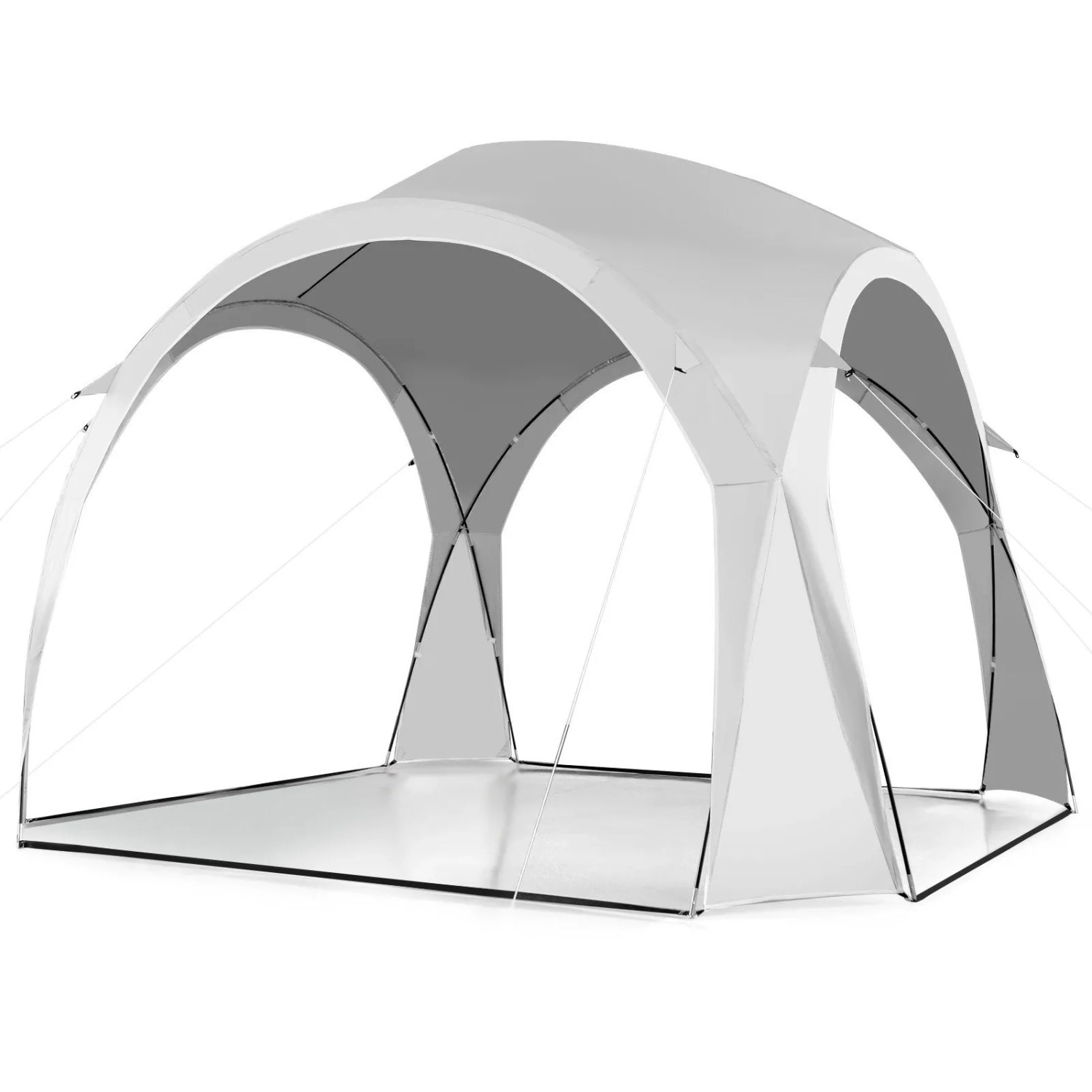 Costway Partyzelt Pavillon Gartenpavillon Strandzelt UPF 50+ Sonnenschutz
