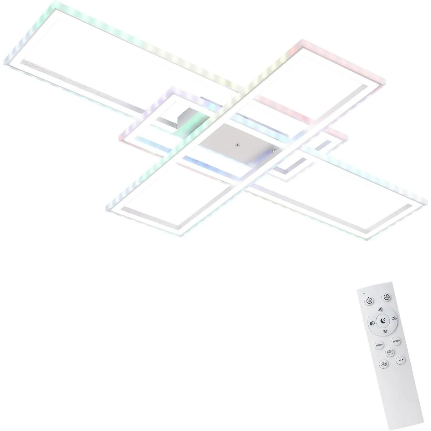 NETTLIFE LED Deckenleuchte aus Aluminium L101.2Silber