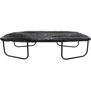 Schwarze EXIT Trampolin Abdeckplane für rechteckiges Trampolin 244x427cm als Zubehör.