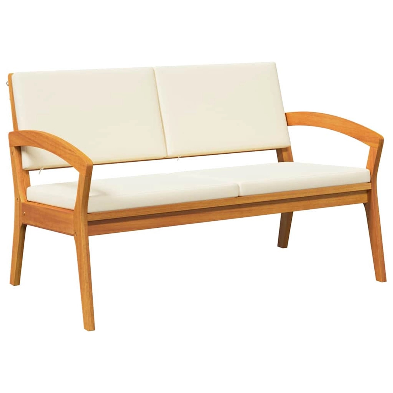 vidaXL 2-Teiliges Bistro-Set mit Kissen aus Massivem Akazienholz 4106468