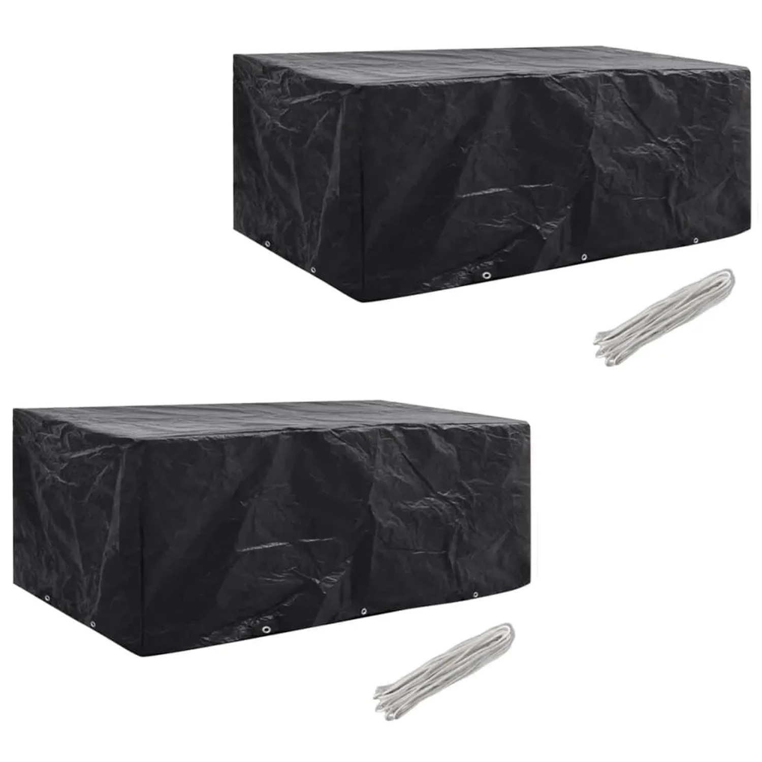 vidaXL Gartenmöbel-Abdeckungen 2 Stk 10 Ösen 229x113 cm 279121