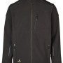 Schwarze Hans Schäfer Workwear Softshelljacke, Größe M, ideal für Arbeitskleidung.