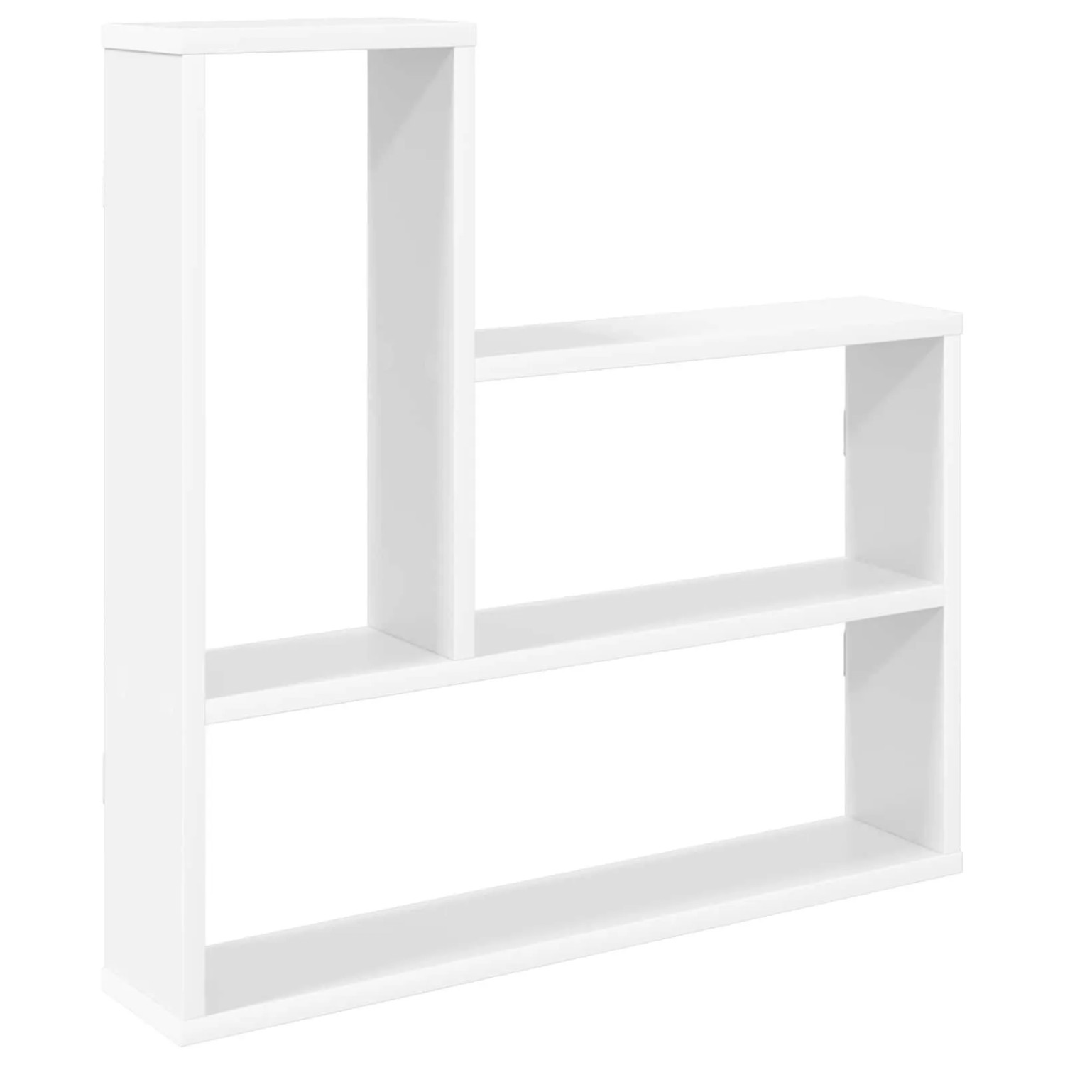 vidaXL Wandregal Weiß 60 x 11 x 60 cm Holzwerkstoff 8012164