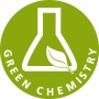 Logo von Höfer Chemie: Grüner Kreis mit stilisierter Messflasche und Blatt.