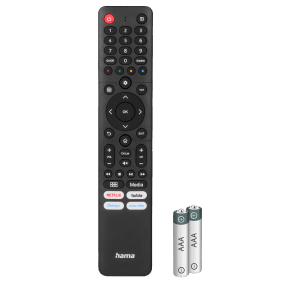 Hama Universal-Fernbedienung für Hisense TVs mit 4 App-Tasten