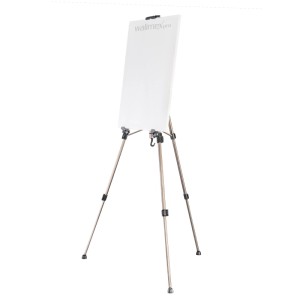Walimex Pro Aluminium Feldstaffelei, höhenverstellbar, mit weißer Leinwand. Stabil und tragbar.