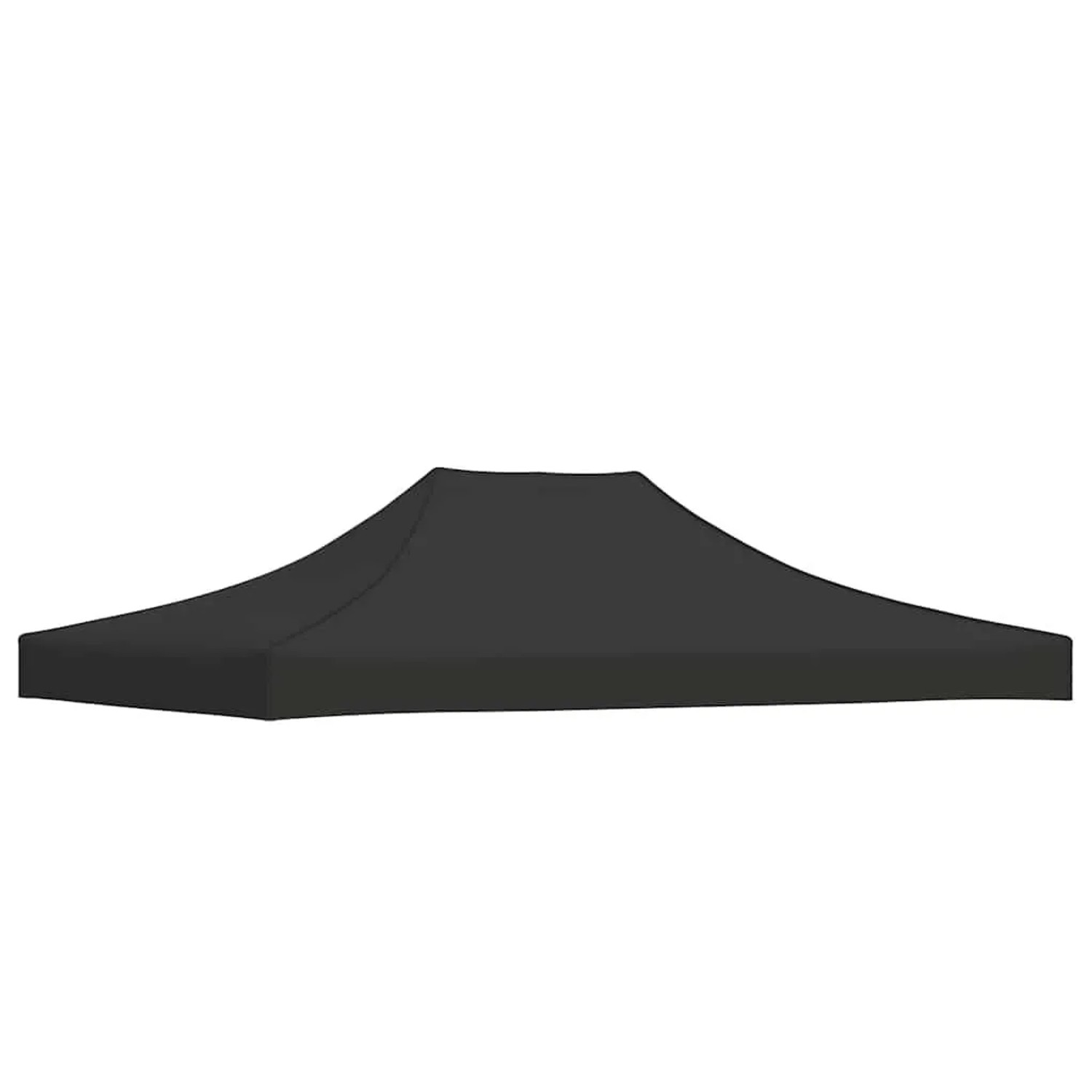 vidaXL Partyzelt-Dach 4,5x3 m Schwarz 270 g/m² 315373