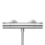 Hansgrohe MyFox Duschthermostat Aufputz, Chrom. Thermostat-Brausebatterie mit zwei Drehreglern.