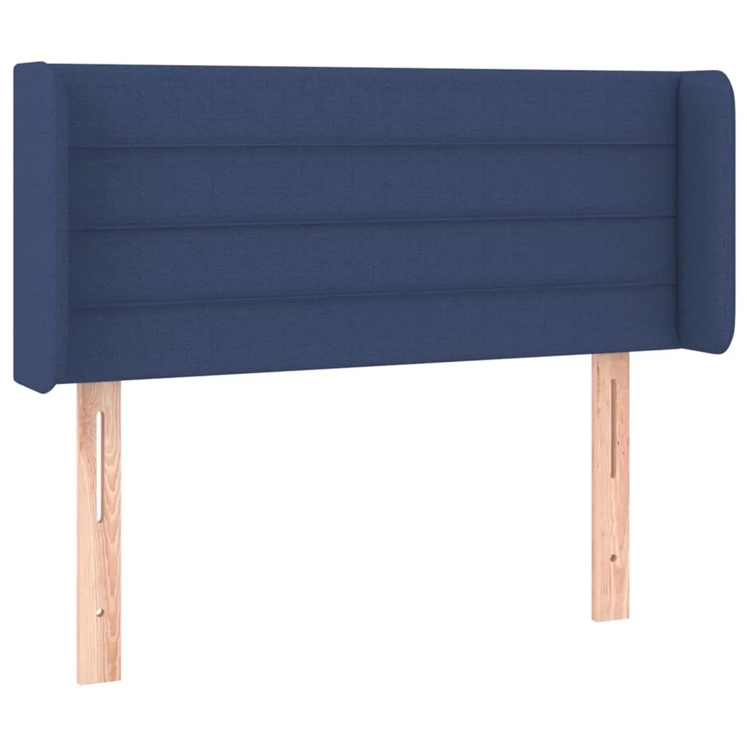 vidaXL LED Kopfteil Blau 83x16x78/88 cm Stoff 3123356
