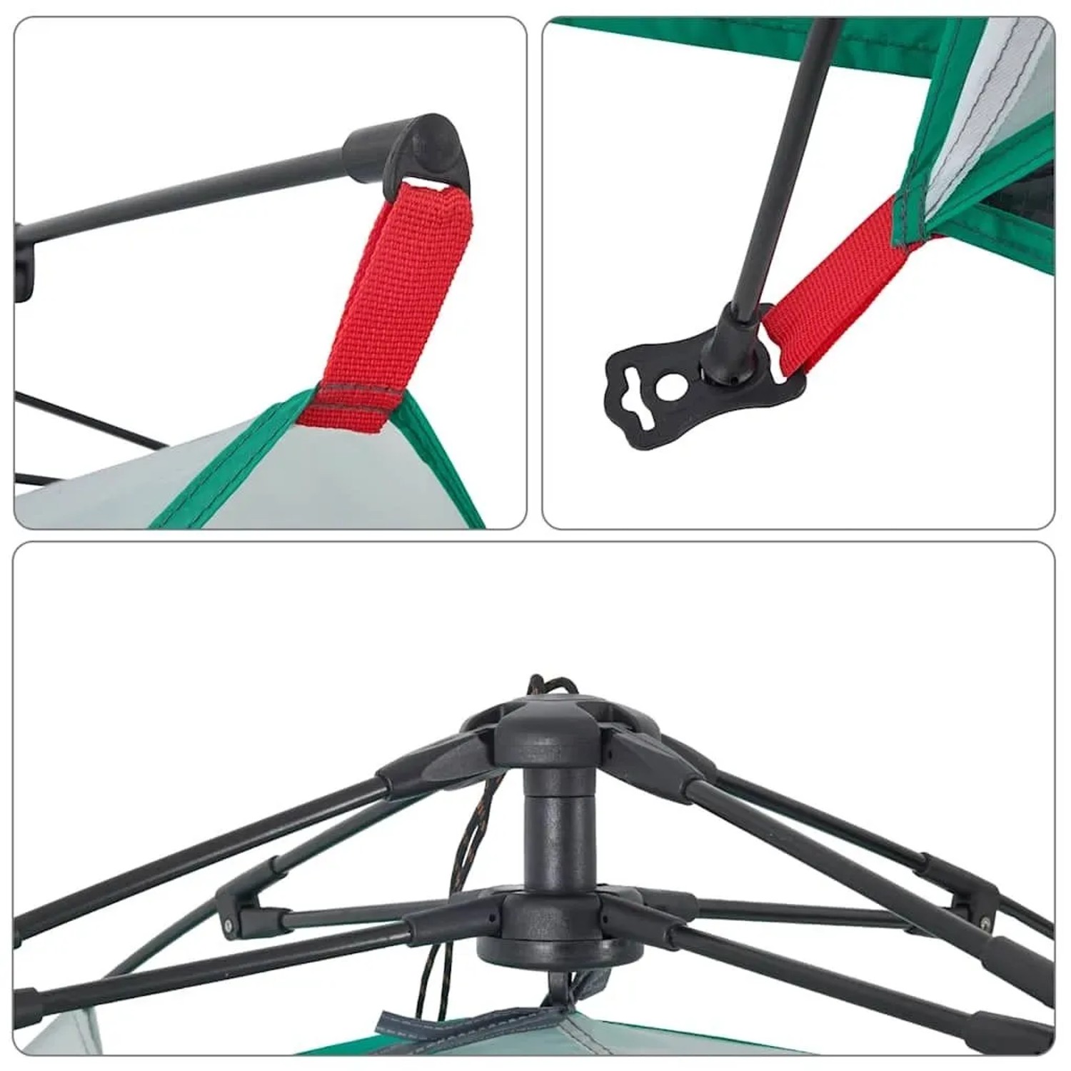 vidaXL Strandzelt Seegrün Quick Release Wasserdicht 4004153_10