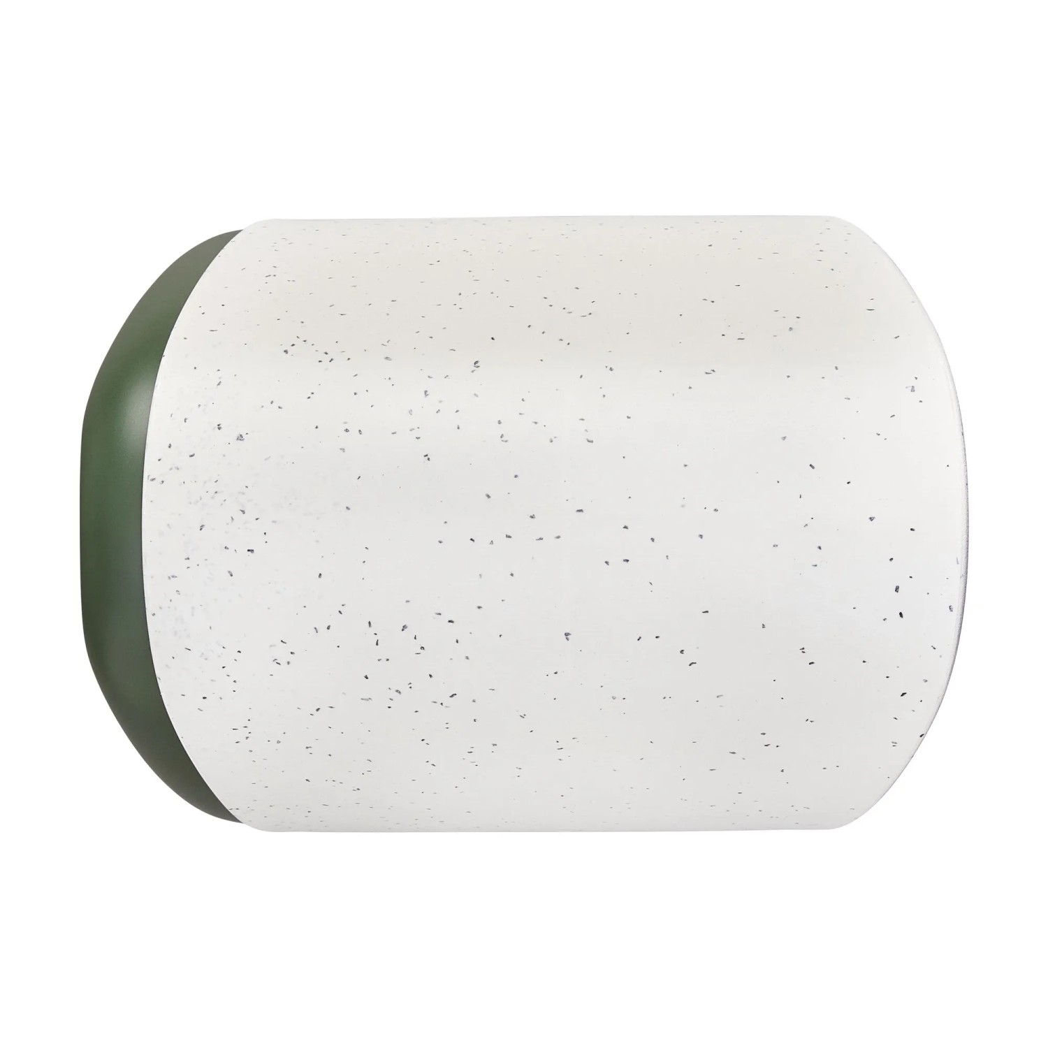 Elho Vogelfutterhaus Essential, 18 cm, grau meliert mit dunkelgrünem Ende. Modernes Design für Vögel.