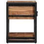 vidaXL Nachttisch Braun 30 x 30 x 40 cm Massivholz Akazie 4016710_7