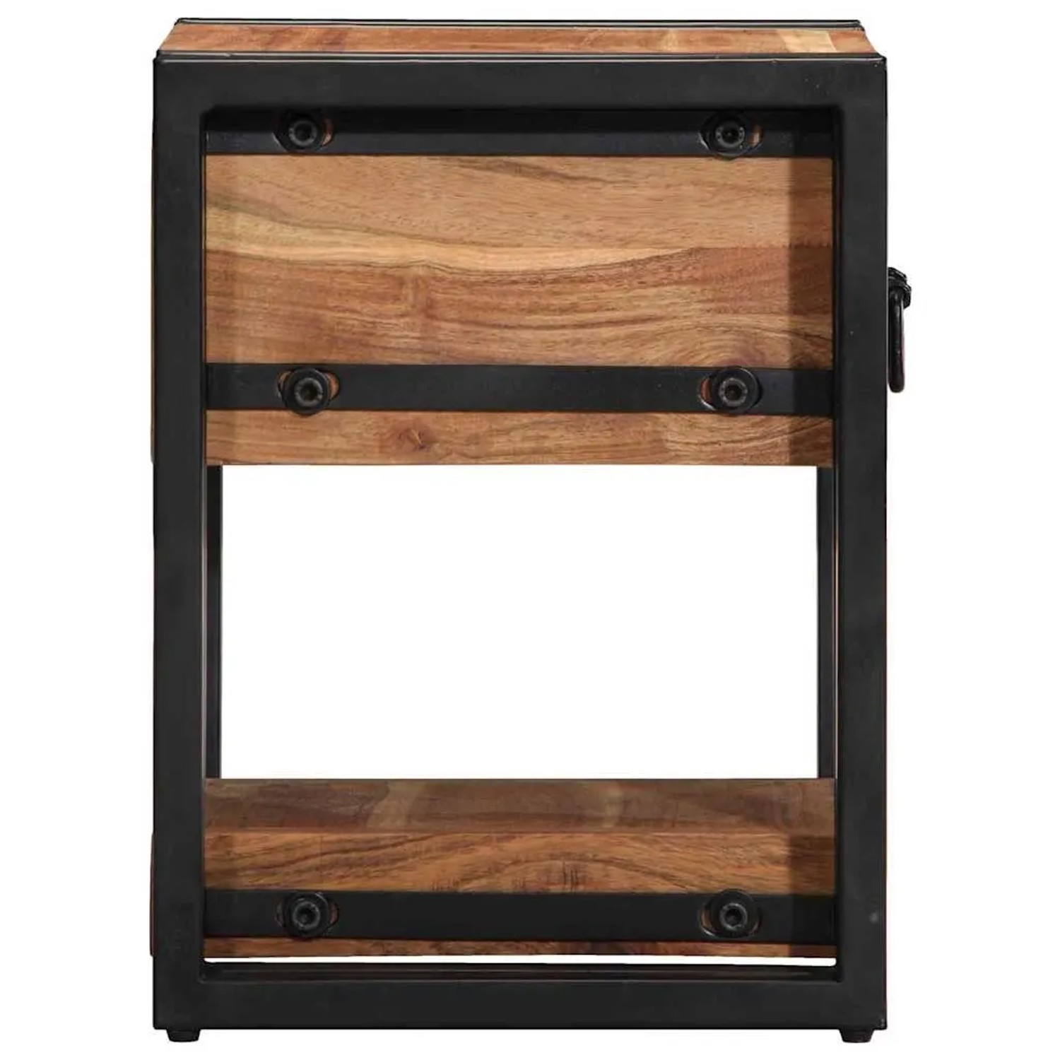vidaXL Nachttisch Braun 30 x 30 x 40 cm Massivholz Akazie 4016710_7