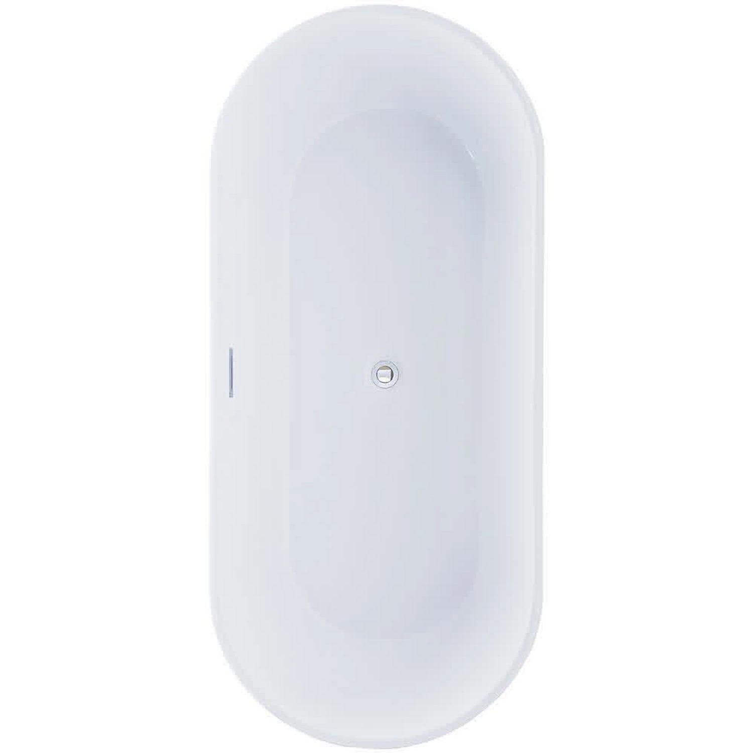 Steinkamp freistehende Ovalbadewanne 178 x 81 cm Loft Weiß günstig online kaufen
