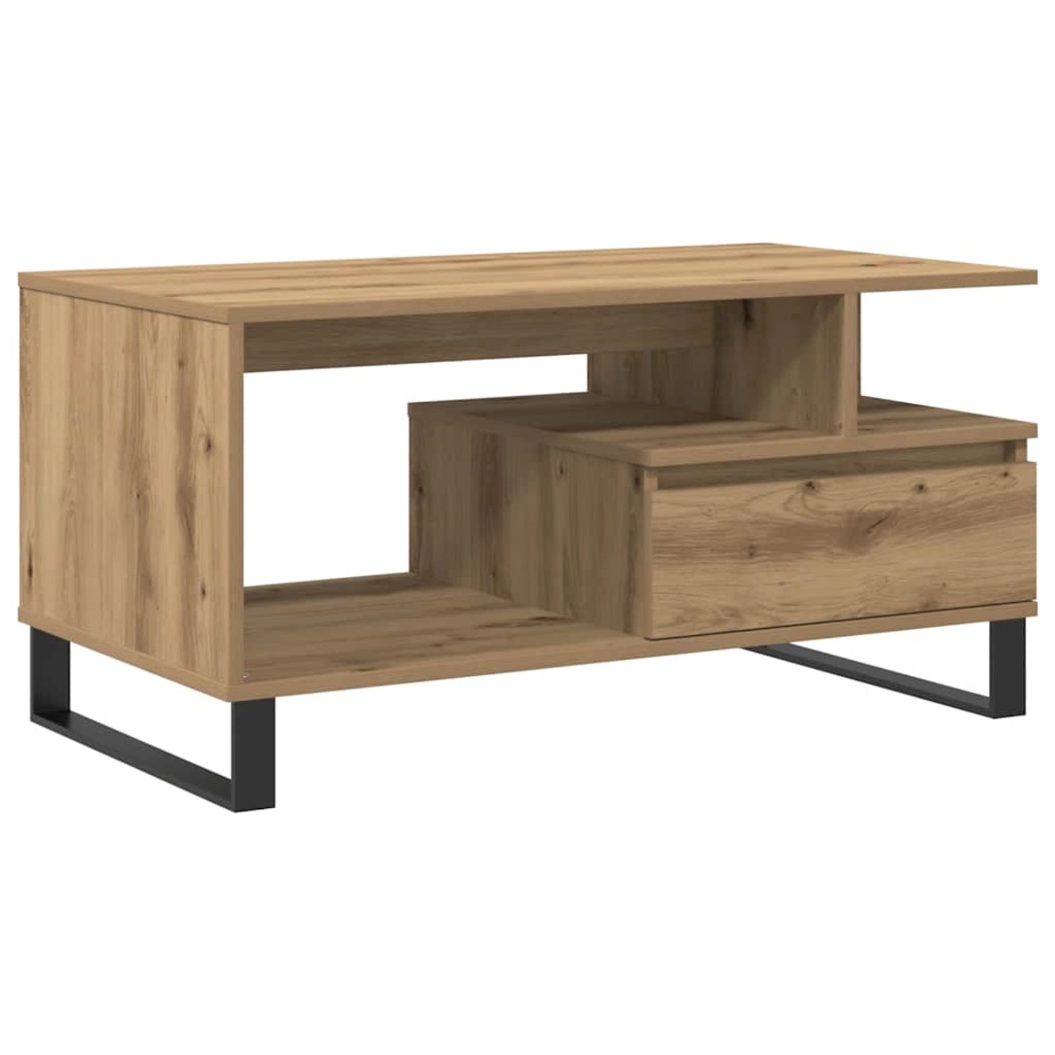 vidaXL Couchtisch Artisan-Eiche 90x49x45 cm Holzwerkstoff 857455 günstig online kaufen