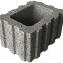 Grauer Pflanzstein, 40x30x25 cm, für Mauern und Hangbefestigungen.