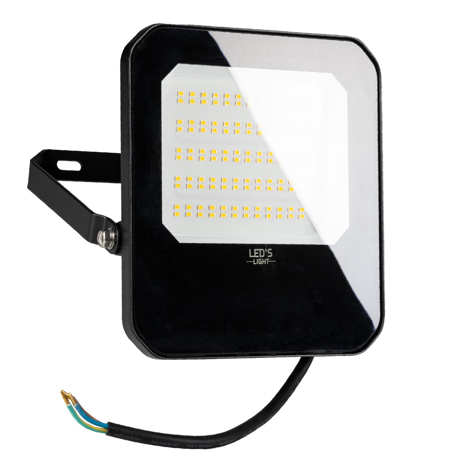 LED's light LED Wandstrahler 50W 7000lm 4000K IP65 IK07 Schwarz günstig online kaufen