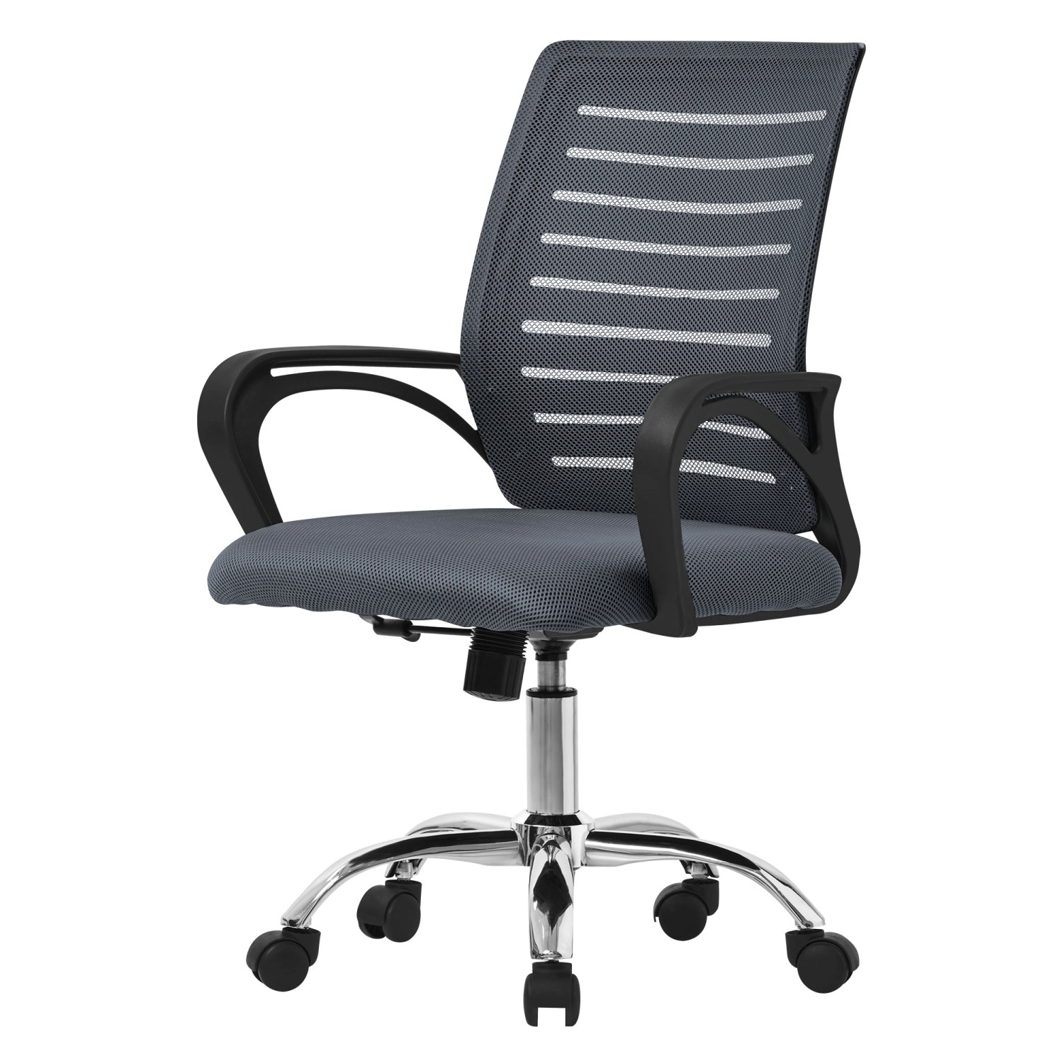 ML-Design Bürostuhl Ergonomisch Grau Höhenverstellbarer Drehstuhl günstig online kaufen