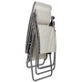 Zusammengeklappter Lafuma Relaxsessel RSXA CLIP XL Batyline® Seigle II, Gartenstuhl