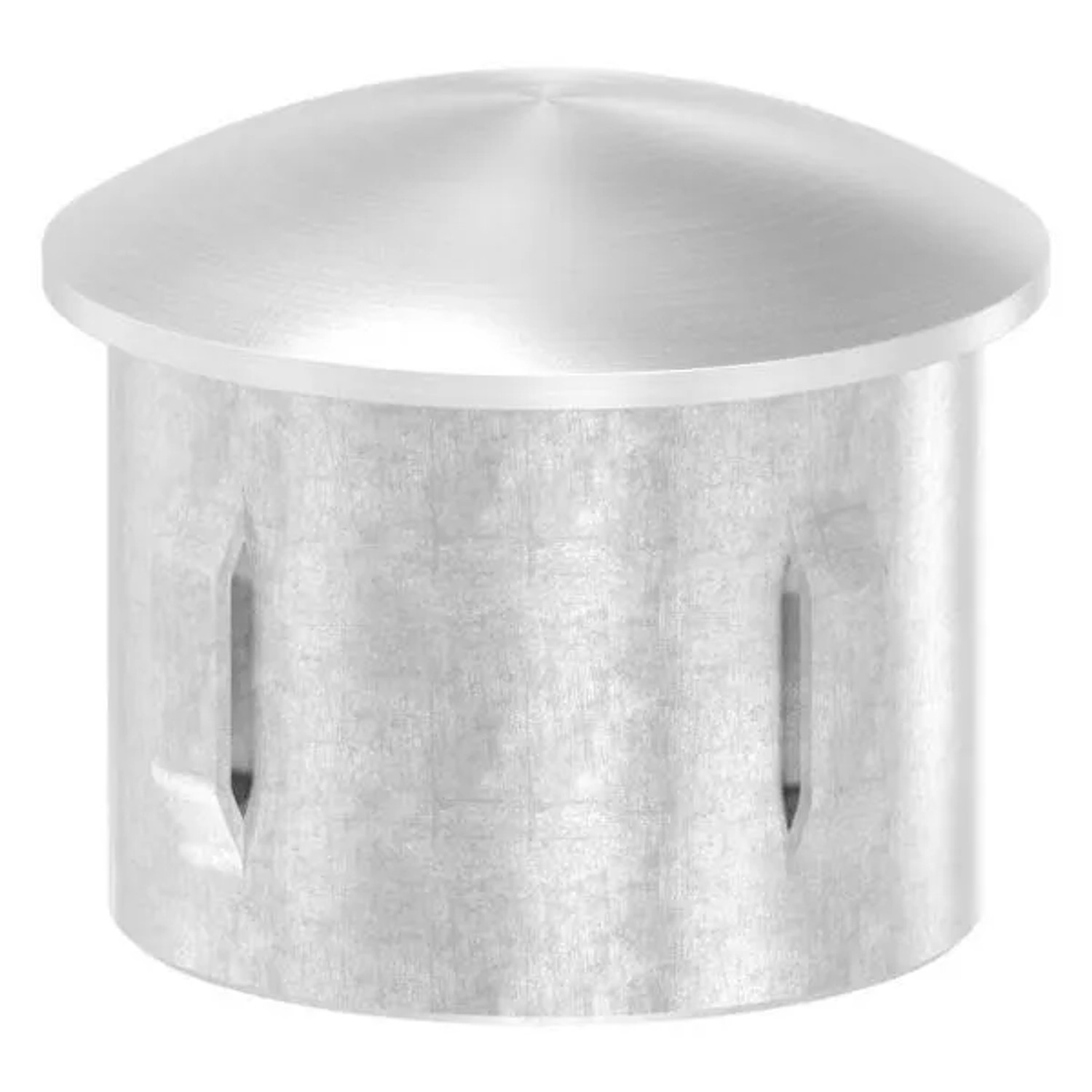 FeNau Einsteckkappe V4A Edelstahl Für Rohr Ø 40,0 mm Wandstärke 2,0-2,6 mm Gewölbt