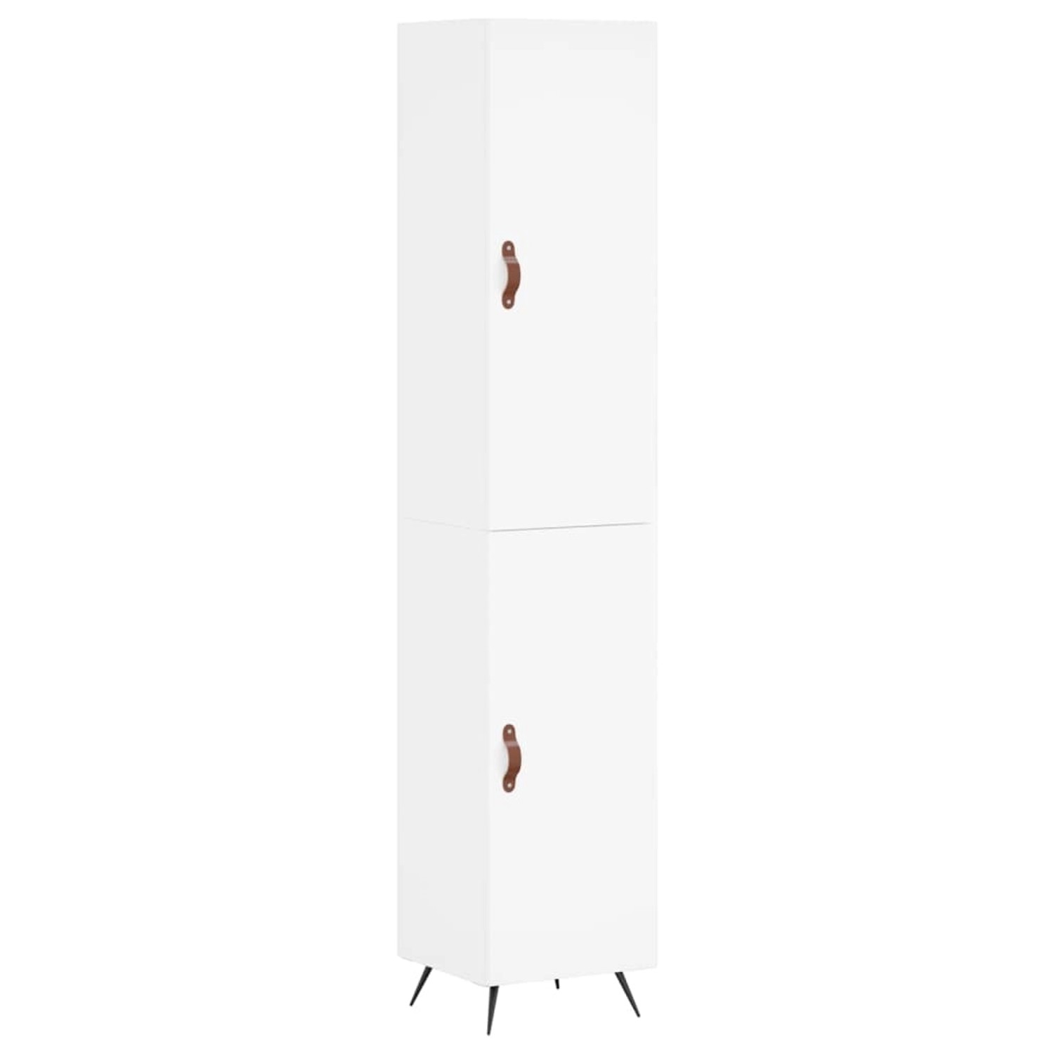 vidaXL Highboard Weiß 34,5x34x180 cm Holzwerkstoff 3198761 günstig online kaufen