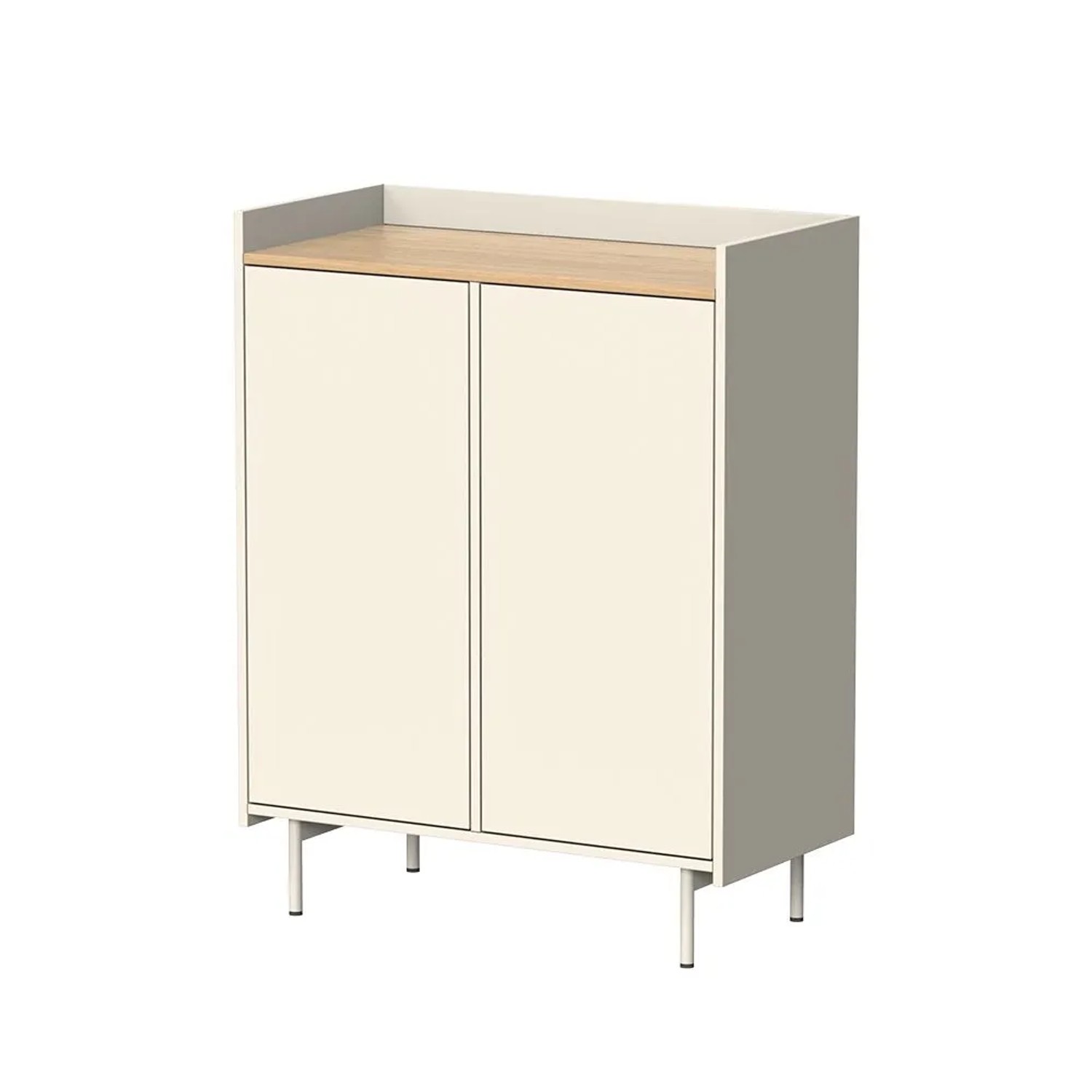 Vicco Kommode Velina Creme 80 x 103 mit 6 Fächern Art Nr 56417