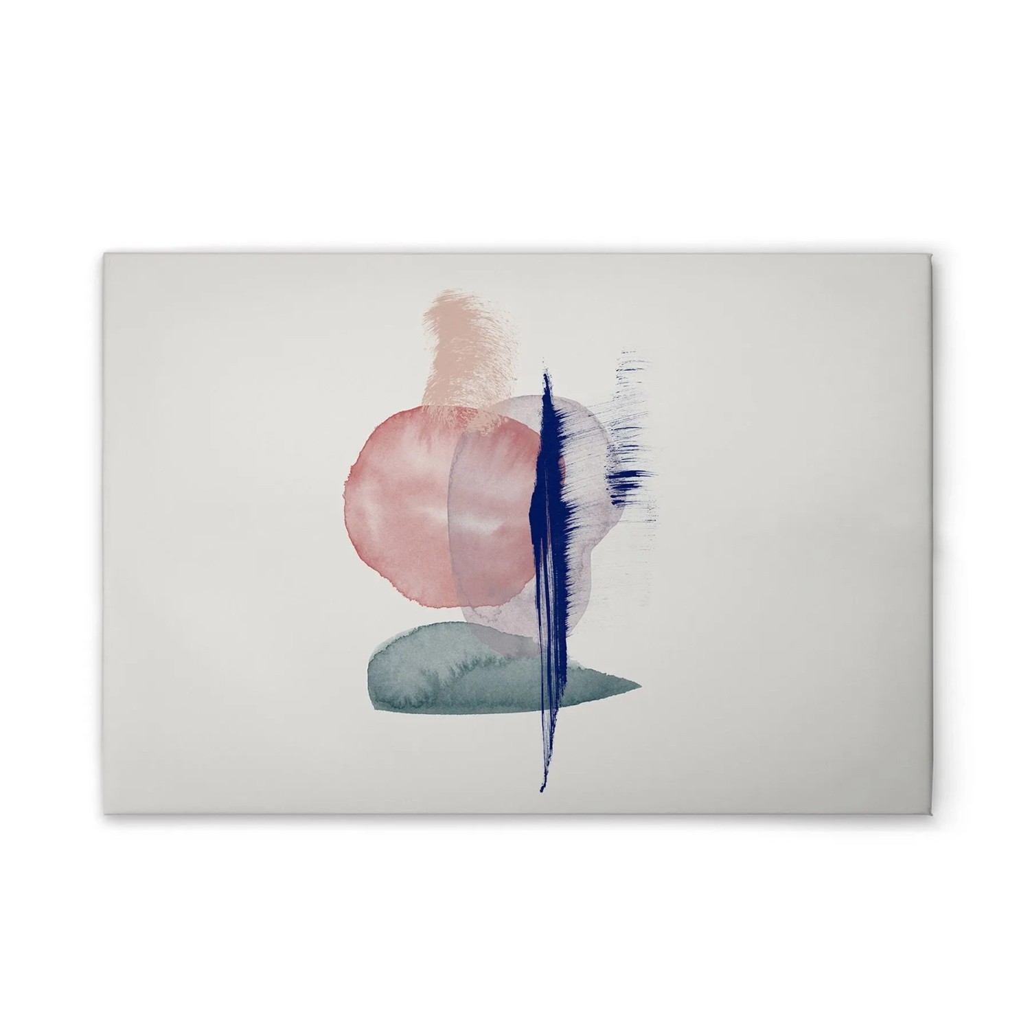 Tadessi Leinwandbild - M1-No.51189 - Abstrakte Formen - 90 x 60 cm - Hochformat