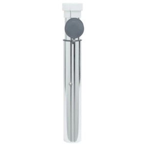 vidaXL Bodenhülse für Sonnenschirm mit 40-50 mm Mast Silbern Aluminum 4003370