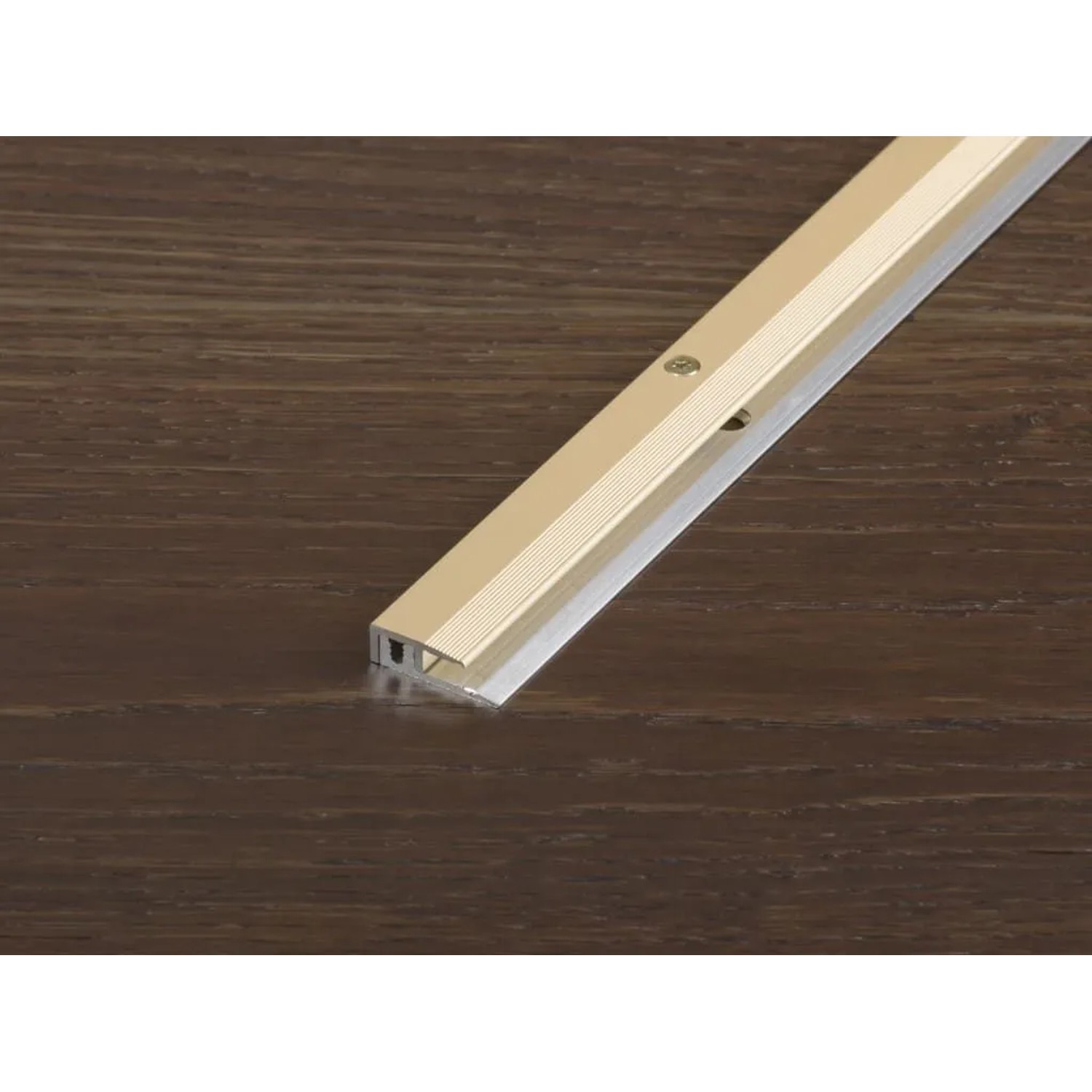 Proline Abschlussprofil Procover Designfloor S Aluminium Eloxiert Champagne 100 cm Lang