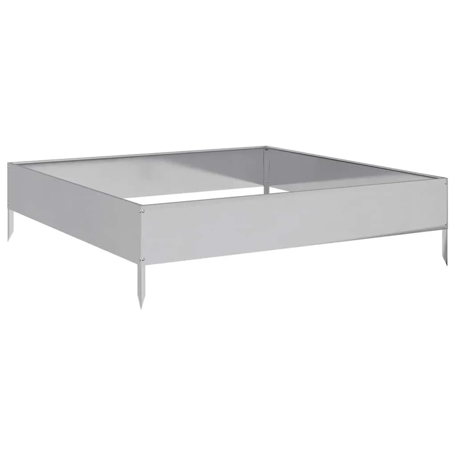 Thumbnail - vidaXL Hochbeet 100x100x26 cm Verzinkter Stahl 851022