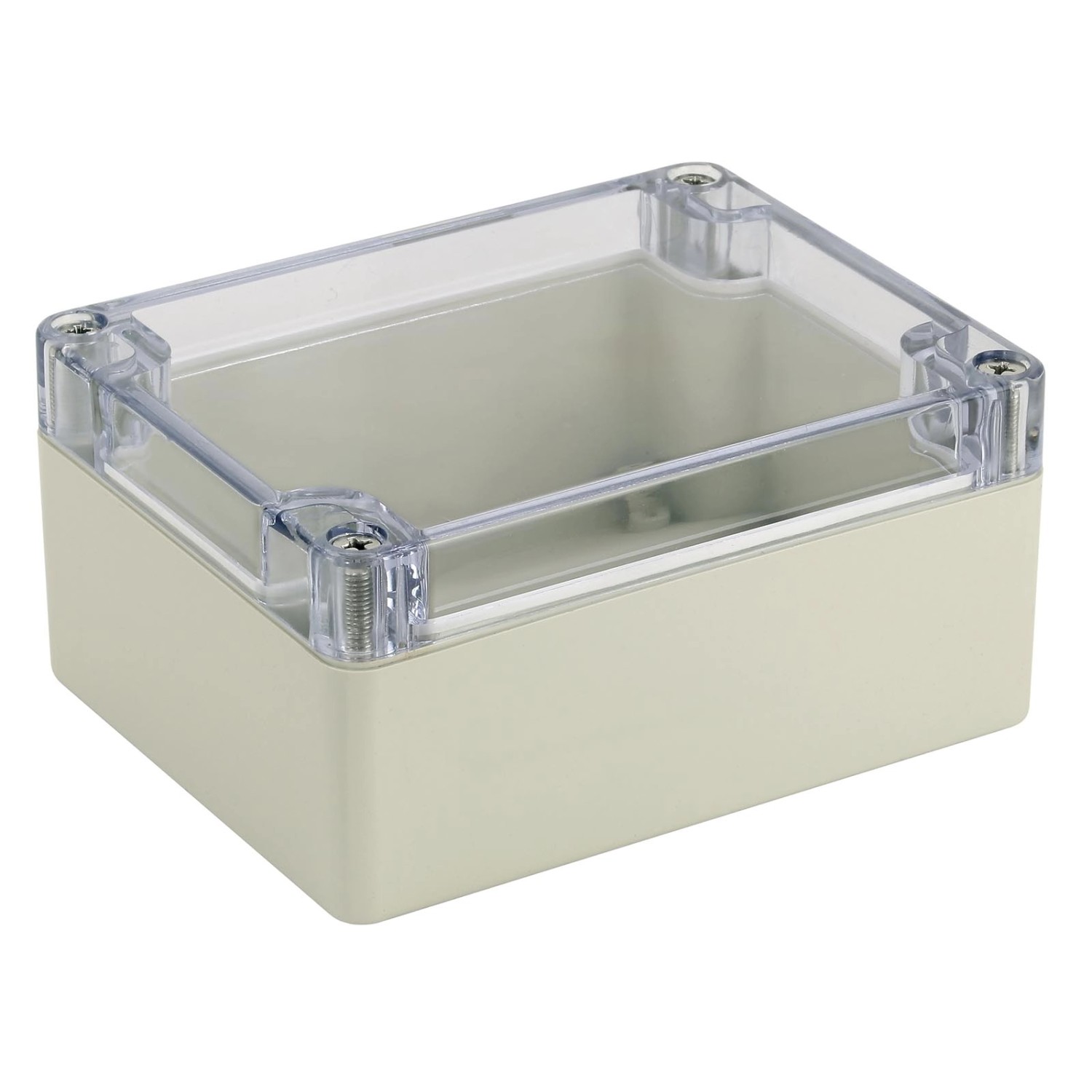 Blanko Modulgehäuse IP 65 Transparenter Deckel 115 x 90 x 55 mm