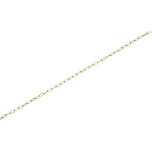 Meterware: Feine Uhrkette aus Messing (1,3 mm) für Deko und Sanitär.